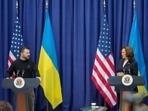 AQSHning Ukrainaga yordami to‘xtamaydi – Harris (video)