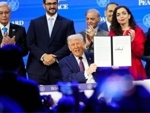 Tramp “Tinchlik kengashi”ga a’zo davlatlar G‘azoga 5 mlrd dollar ajratishini aytdi