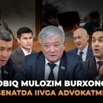 Sobiq mulozim Burxonov Senatda IIVga advokatmi?
