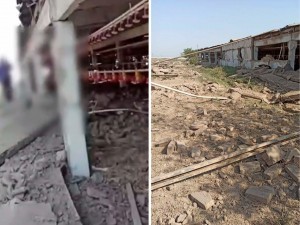 Samarqanddagi tovuq fermada gaz portlab ketdi (video)
