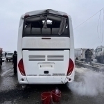 Bus and Cobalt collision in Samarkand leaves one dead