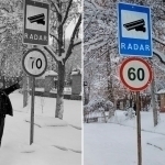 Angrenda tezlik belgisi noma’lum shaxslar tomonidan o‘zgartirib qo‘yildi