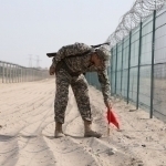 22-year-old border guard shoots himself