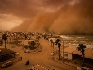 Туркияга ҳам қум бўрони ёпирилди 