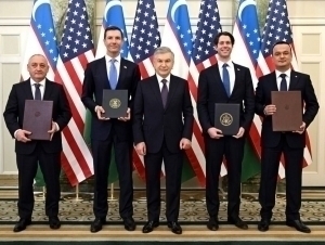 Шавкат Мирзиёев Жон Йованович ва Бэн Блэкни қабул қилди