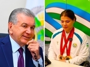 Mirziyoyev yana ikki nafar Paralimpiada chempionlarini telefon orqali tabrikladi (video)