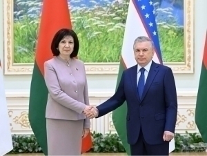 Mirziyoyev Belarus Respublika Kengashi Raisini qabul qildi  