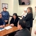 Фарзандини 7-қават деразасидан чиқариб, хавф остига қўйган она шифохонага юборилди (видео)