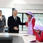 Mirziyoyev went to an enterprise that cooperates with famous brands