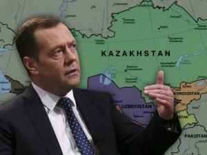 A post on Medvedev's Vkontakte page about Russia's invasion plans goes viral