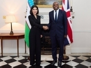 Saida Mirziyoyeva meets with David Lammy