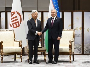 Mirziyoyev Received the President of the Asian Infrastructure Investment Bank