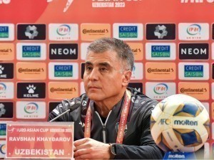 What did Ravshan Haydarov say after the Uzbekistan-Syria match?