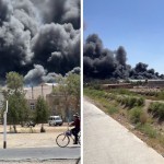 Surxondaryodagi omborxonada yirik yong‘in chiqdi (video)