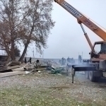 Gas-air mixture flash was observed in the Urta Chirchik