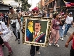 Venesuelada Maduroning tarafdorlari ommaviy namoyish o‘tkazdi