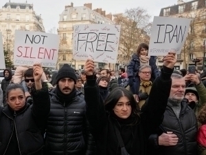 Berlindan Parijgacha: Yevropa shaharlarida Eron bo‘yicha namoyishlar o‘tkazildi