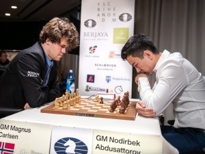 GM Nodirbek Abdusattorov wins the ChessKid Division 1 defeating GM Fabiano  Caruana : r/chess