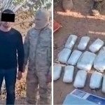 Сурхондарёда машинасида 50 кг “гашиш” олиб кетаётган фуқаро ушланди (видео)