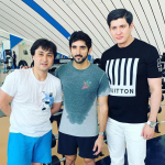 Foto: Oybek Tursunov va Shayx Muhammad sport zalida