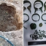 Самарқандда фуқаро ҳовлисидан бронза даврига оид қабр чиқди