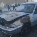 A Nexia car caught fire at a gas station in Samarkand