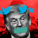 Facebook va Twitter Trampning akkauntini blokladi