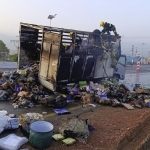 Angrenda Isuzu yonib ketdi