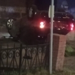 Toshkentda Lacetti gaz trubasiga borib urildi (video)