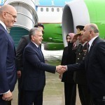 Mirziyoyev Arrives in Ankara