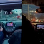 Йўлда “томоша” кўрсатган Malibu ҳайдовчиси жазоланди (видео)