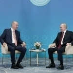 Putin Qozog‘istonda Erdo‘g‘an bilan uchrashdi
