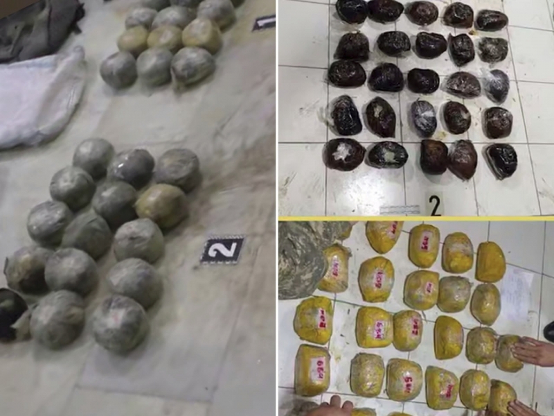 32 kg of drugs smuggled from Tajikistan seized (video)