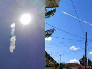 Kubada meteorit quladi va portladi 