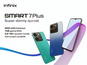 Infinix kompaniyasi O‘zbekistonda katta batareyali yangi smartfon - SMART 7 Plus’ni taqdim etdi 