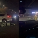 Toshkentda Lacetti va skuter to‘qnashdi