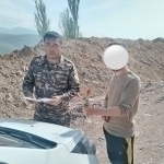 A young man who plucked 2 mountain tulips in Tashkent region paid a fine