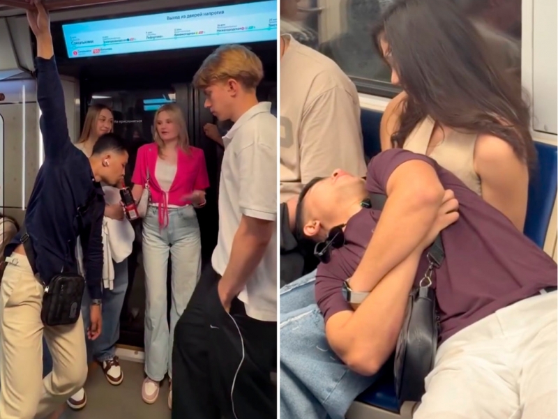 Uzbek blogger detained for filming trash videos in Moscow metro (video)