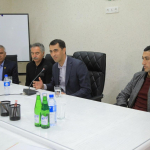 Ravshan Ermatov, O‘zbekiston MTJ bosh murabbiyi va Odil Ahmedov namanganlik muxlislar bilan uchrashdi