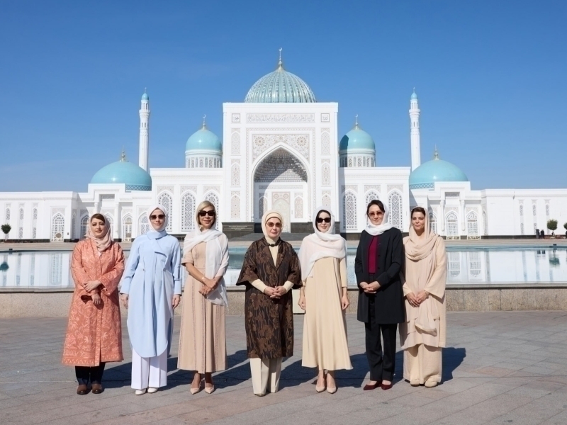 First ladies visit the Imam Bukhari complex