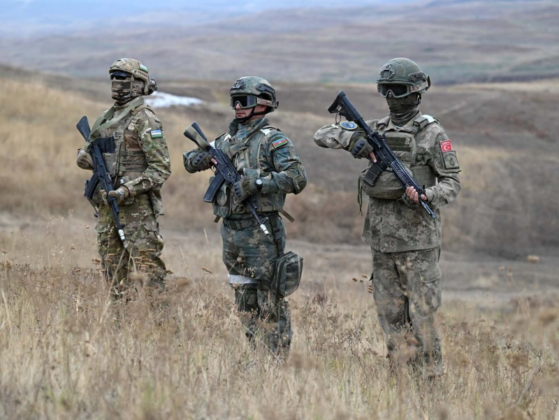 Uzbekistan, Azerbaijan and Türkiye hold major joint military exercise (video)