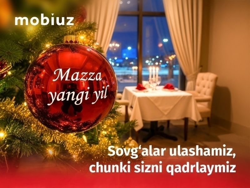 Mobiuz barchaga “Mazali Yangi yil” tilamoqda