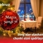 Mobiuz barchaga “Mazali Yangi yil” tilamoqda