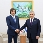 Mirziyoyev Gruziya Bosh vazirini qabul qildi