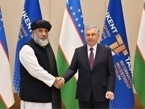 Mirziyoyev receives Taliban official for the first time