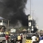 Nigeriyada masjid portlatildi. O‘nga yaqin odam halok bo‘ldi (video)