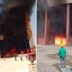 Tojikistonda qurilayotgan eng katta stadionga o‘t ketdi (video)