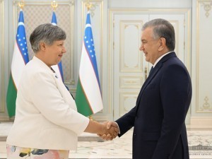 Mirziyoyev discussed the election with the head of the OSCE mission