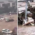 Pekinni suv bosdi. Qurbonlar bor (video)