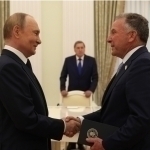 Путин Трампнинг одамини қабул қилди (видео)